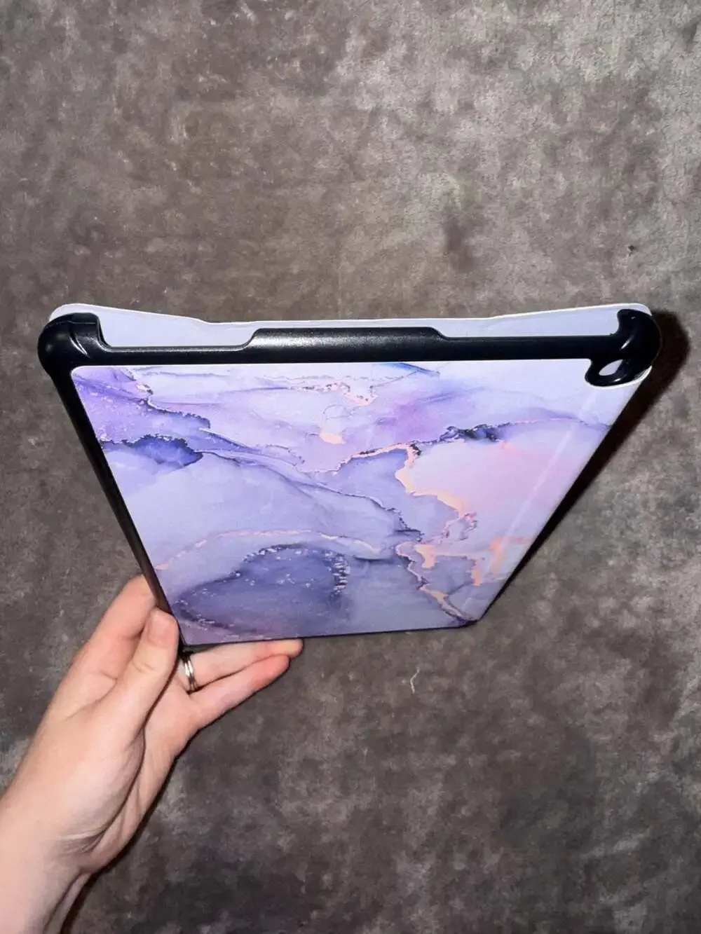 iPad Air 11 Fintie Purple Marble Tablet Case